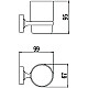 Заказать Стакан Savol 87 S-008758 в магазине сантехники Santeh-Crystal.ru