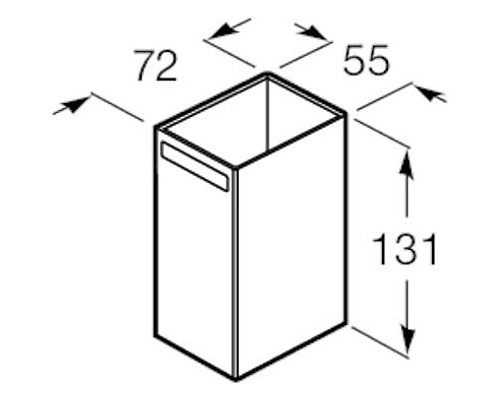 Купить Стакан Roca Rubik 816844024 в магазине сантехники Santeh-Crystal.ru