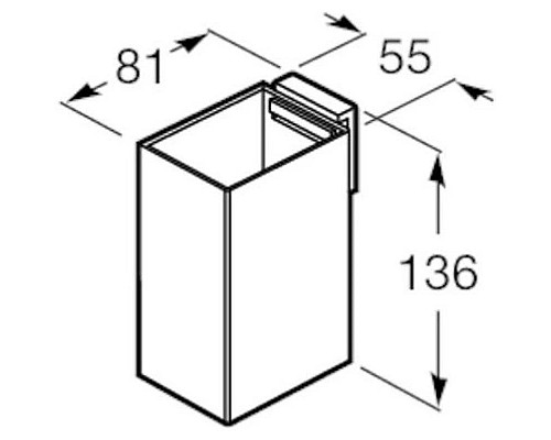 Заказать Стакан Roca Rubik 816843024 в магазине сантехники Santeh-Crystal.ru