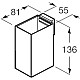 Заказать Стакан Roca Rubik 816843024 в магазине сантехники Santeh-Crystal.ru