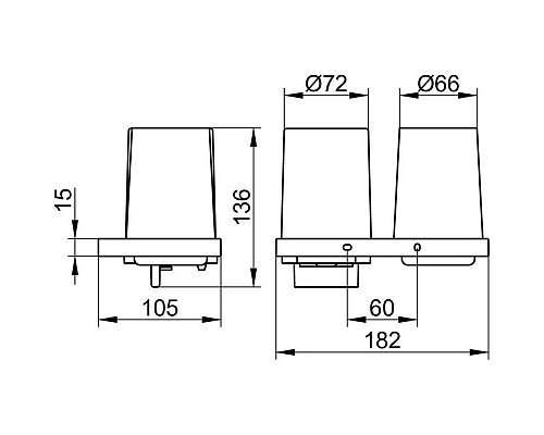 Приобрести Стакан с дозатором  KEUCO Edition 11 11153139000 в магазине сантехники Santeh-Crystal.ru