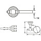 Купить Стакан Rose RG1112 в магазине сантехники Santeh-Crystal.ru