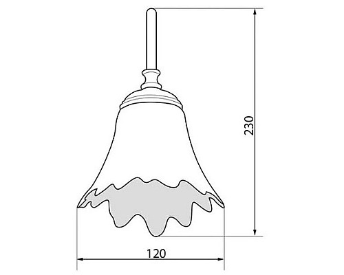 Приобрести Светильник Caprigo 7051-VOT V2700 в магазине сантехники Santeh-Crystal.ru