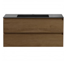 Тумба под раковину Vincea Luka VMC-2L100TO 99 см, подвесная, дуб табачный