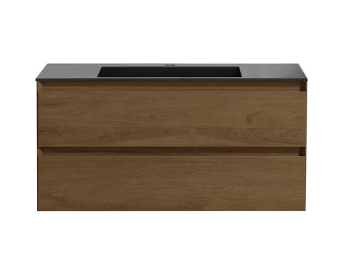 Тумба под раковину Vincea Luka VMC-2L100TO 99 см, подвесная, дуб табачный