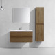 Тумба под раковину Vincea Luka VMC-2L100TO 99 см, подвесная, дуб табачный