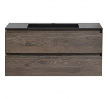 Тумба под раковину Vincea Luka VMC-2L100RO 99 см, подвесная, темный дуб