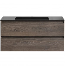 Тумба под раковину Vincea Luka VMC-2L100RO 99 см, подвесная, темный дуб