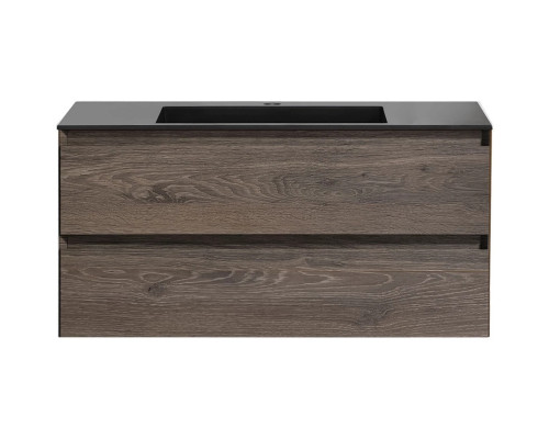 Тумба под раковину Vincea Luka VMC-2L100RO 99 см, подвесная, темный дуб