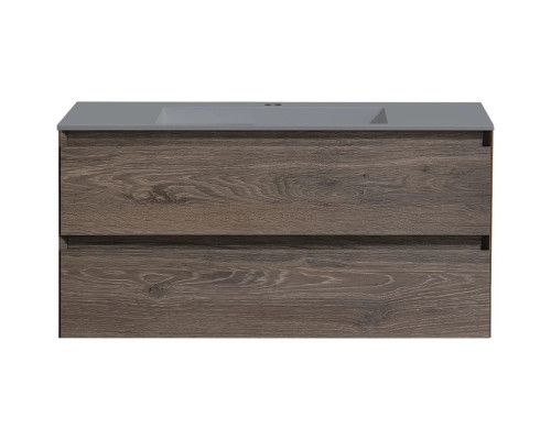 Тумба под раковину Vincea Luka VMC-2L100RO 99 см, подвесная, темный дуб