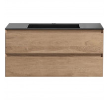 Тумба под раковину Vincea Luka VMC-2L100NO 99 см, подвесная, натуральный дуб