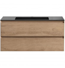 Тумба под раковину Vincea Luka VMC-2L100NO 99 см, подвесная, натуральный дуб