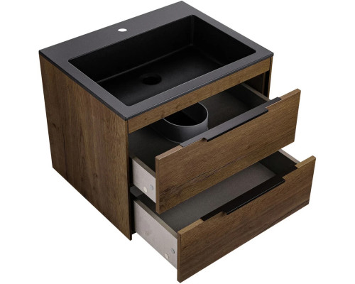 Тумба под раковину Vincea Chiara 2D VMC-2C2600TO 59,2 см, подвесная, дуб табачный