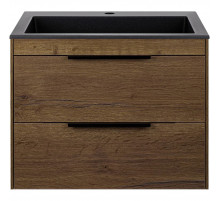 Тумба под раковину Vincea Chiara 2D VMC-2C2600TO 59,2 см, подвесная, дуб табачный