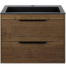 Тумба под раковину Vincea Chiara 2D VMC-2C2600TO 59,2 см, подвесная, дуб табачный