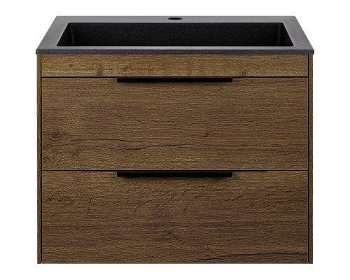 Тумба под раковину Vincea Chiara 2D VMC-2C2600TO 59,2 см, подвесная, дуб табачный