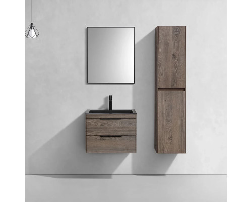Тумба под раковину Vincea Chiara 2D VMC-2C2600RO 59,2 см, подвесная, темный дуб