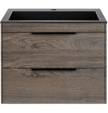 Тумба под раковину Vincea Chiara 2D VMC-2C2600RO 59,2 см, подвесная, темный дуб