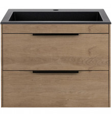 Тумба под раковину Vincea Chiara 2D VMC-2C2600NO 59,2 см, подвесная, натуральный дуб