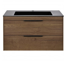 Тумба под раковину Vincea Chiara 2D VMC-2C2800TO 79,2 см, подвесная, дуб табачный