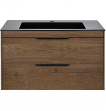 Тумба под раковину Vincea Chiara 2D VMC-2C2800TO 79,2 см, подвесная, дуб табачный