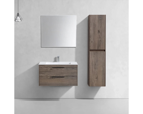 Тумба под раковину Vincea Chiara 2D VMC-2C2800RO 79,2 см, подвесная, темный дуб