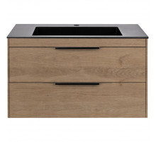 Тумба под раковину Vincea Chiara 2D VMC-2C2800NO 79,2 см, подвесная, натуральный дуб