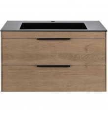 Тумба под раковину Vincea Chiara 2D VMC-2C2800NO 79,2 см, подвесная, натуральный дуб