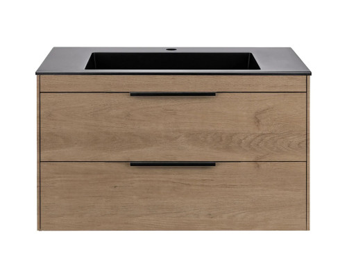 Тумба под раковину Vincea Chiara 2D VMC-2C2800NO 79,2 см, подвесная, натуральный дуб