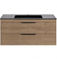 Тумба под раковину Vincea Chiara 2D VMC-2C2100NO 99 см, подвесная, натуральный дуб