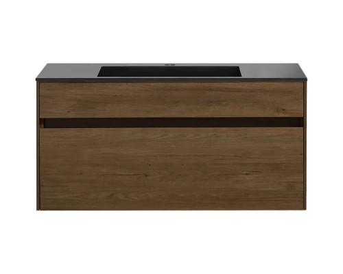 Тумба под раковину Vincea Chiara VMC-2C100TO 99 см, подвесная, дуб табачный