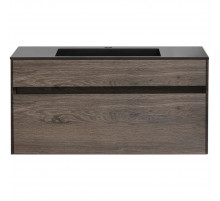 Тумба под раковину Vincea Chiara VMC-2C100RO 99 см, подвесная, темный дуб
