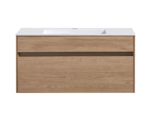 Тумба под раковину Vincea Chiara VMC-2C100NO 99 см, подвесная, натуральный дуб