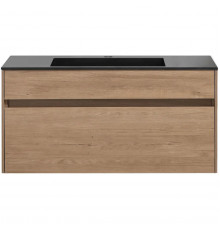 Тумба под раковину Vincea Chiara VMC-2C100NO 99 см, подвесная, натуральный дуб