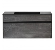 Тумба под раковину Vincea Chiara VMC-2C100GS 99 см, подвесная, серый камень