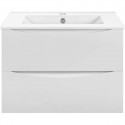 Тумба под раковину Vincea Mia Slim VMC-2MC600S1GW 60,5 см, подвесная, белый глянец