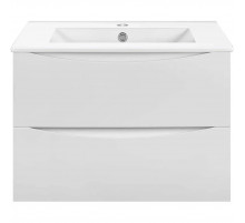 Тумба под раковину Vincea Mia Slim VMC-2MC600S1GW 60,5 см, подвесная, белый глянец