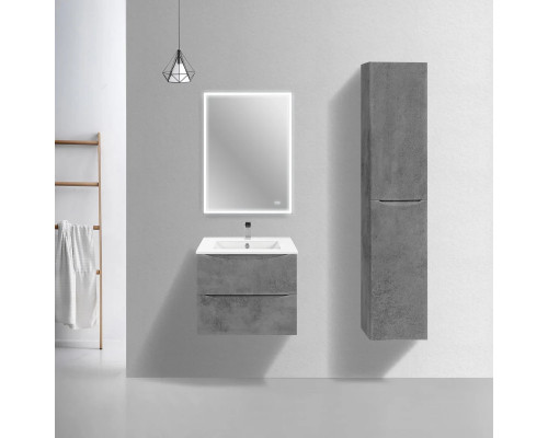 Тумба под раковину Vincea Mia Slim VMC-2MC600S1BT 60,5 см, подвесная, бетон