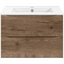 Тумба под раковину Vincea Mia Slim VMC-2MC600S1VO 60,5 см, подвесная, дуб винтаж