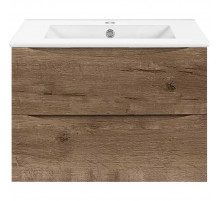 Тумба под раковину Vincea Mia Slim VMC-2MC600S1VO 60,5 см, подвесная, дуб винтаж