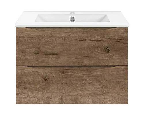 Тумба под раковину Vincea Mia Slim VMC-2MC600S1VO 60,5 см, подвесная, дуб винтаж