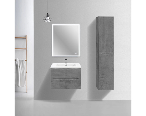 Тумба под раковину Vincea Mia Slim VMC-2MC700S1BT 70,4 см, подвесная, бетон