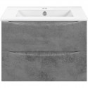 Тумба под раковину Vincea Mia Slim VMC-2MC700S1BT 70,4 см, подвесная, бетон