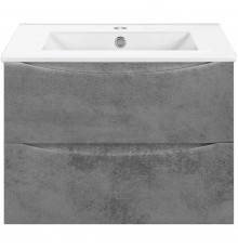 Тумба под раковину Vincea Mia Slim VMC-2MC700S1BT 70,4 см, подвесная, бетон