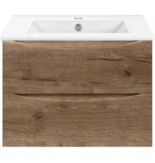 Тумба под раковину Vincea Mia Slim VMC-2MC700S1VO 70,4 см, подвесная, дуб винтаж