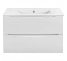 Тумба под раковину Vincea Mia Slim VMC-2MC800S1GW 80,2 см, подвесная, белый глянец