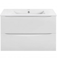 Тумба под раковину Vincea Mia Slim VMC-2MC800S1GW 80,2 см, подвесная, белый глянец