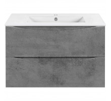 Тумба под раковину Vincea Mia Slim VMC-2MC800S1BT 80,2 см, подвесная, бетон