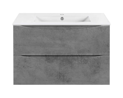Тумба под раковину Vincea Mia Slim VMC-2MC800S1BT 80,2 см, подвесная, бетон