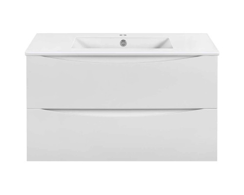 Тумба под раковину Vincea Mia Slim VMC-2MC900S1GW 90,1 см, подвесная, белый глянец
